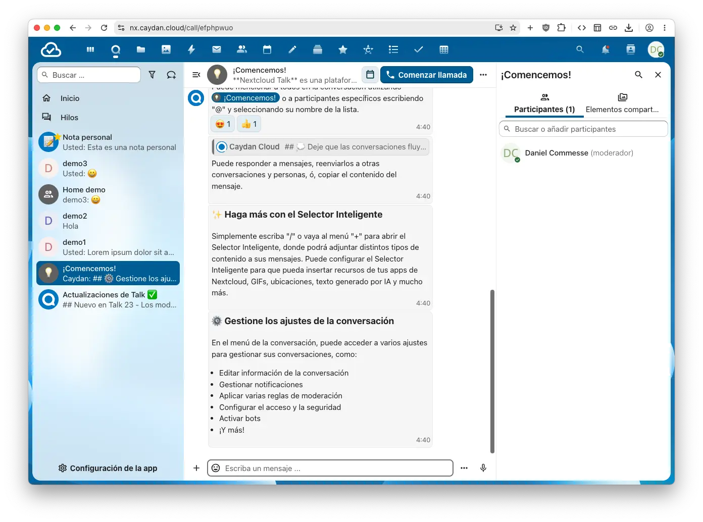 Chat Empresarial